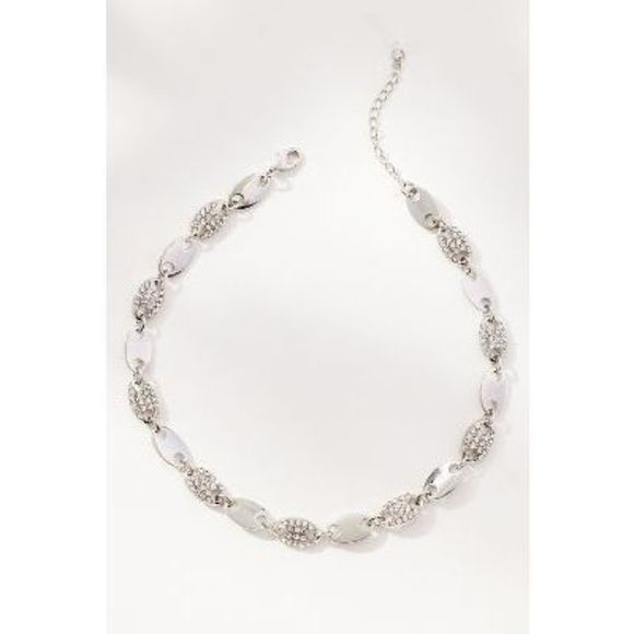 Anthropologie Pop Tab Crystal Necklace 96024369 - Picture 1 of 1